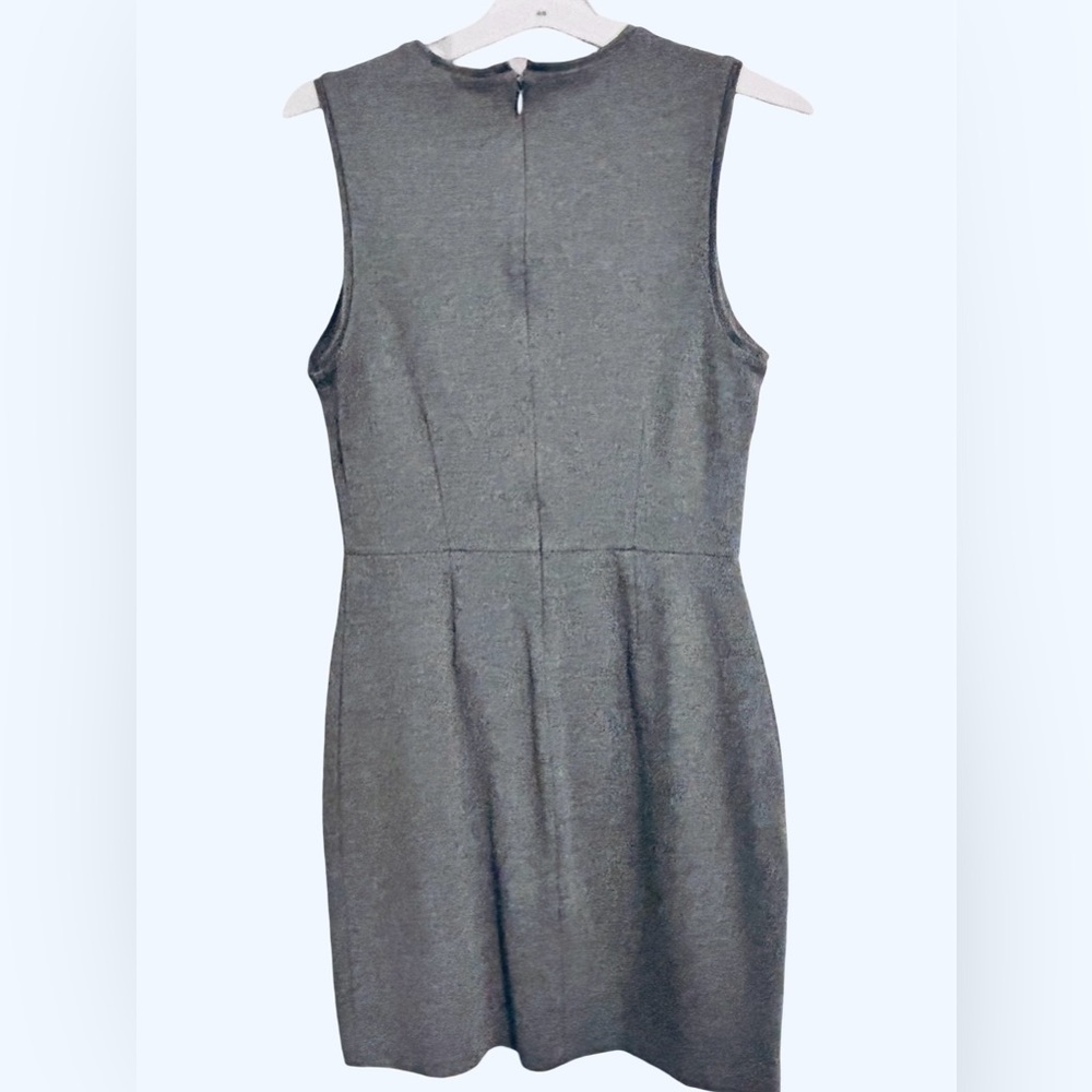 Banana Republic Charcoal beaded floral design sheath dress - Picture 3 of 5